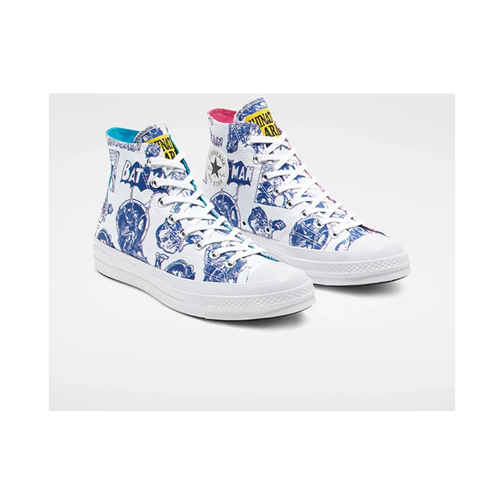 Converse Chuck Taylor All-Star 70s Hi Chinatown Market x Batman White Mouse/White-Purple (167512C)
