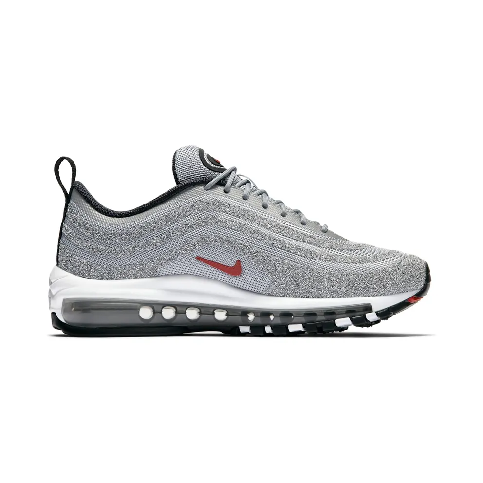 Nike Air Max 97 LX Swarovski Silver Bullet (W) Metallic Silver/Varsity Red-White-Black (927508-002)
