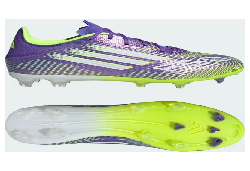 adidas F50 League FG/MG Purple Rush Cloud White Lucid Lemon (JI0003)