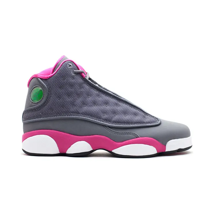 Air Jordan 13 GS “Cool Grey / White / Fusion Pink” (439358-029)