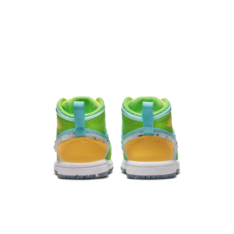 Jordan 1 Mid SE Glacier Ice Citron Pulse Action Green White (DX4369-400)