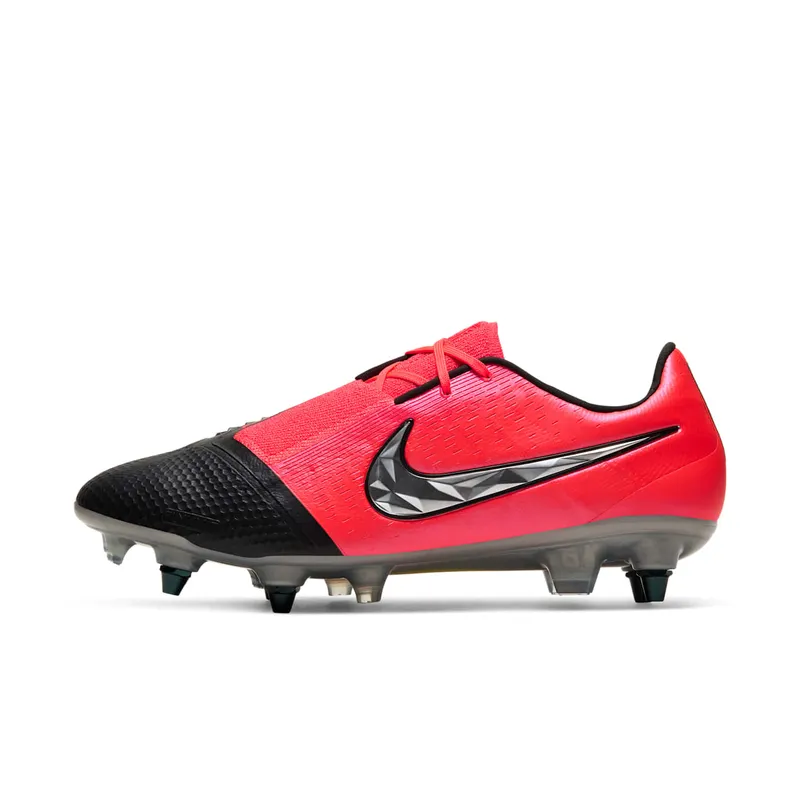 Nike Phantom Venom Elite SG-Pro “Laser Crimson / Black / Metallic Silver” (AO0575-606)