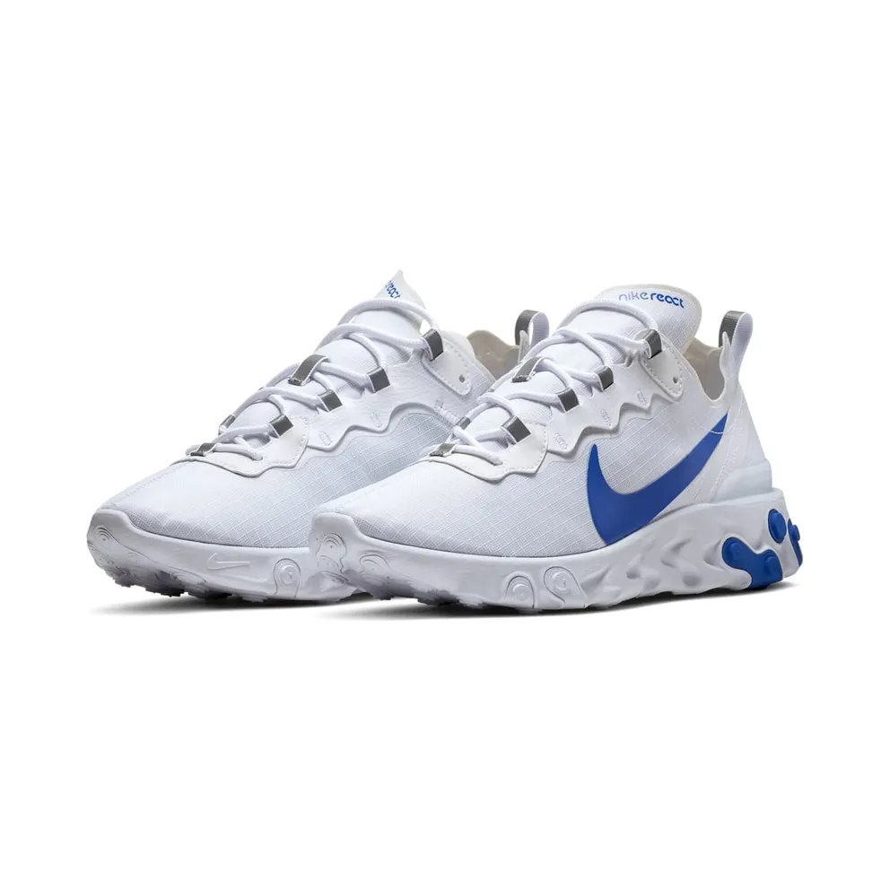 Nike React Element 55 White Game Royal (BQ6167-100)
