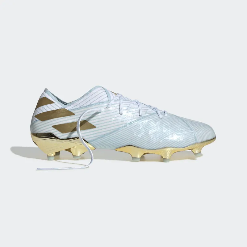 adidas Nemeziz Messi 19.1 FG 15 Year Bold Aqua Gold Bold Aqua/Gold Metallic/Cloud White (EE7849)