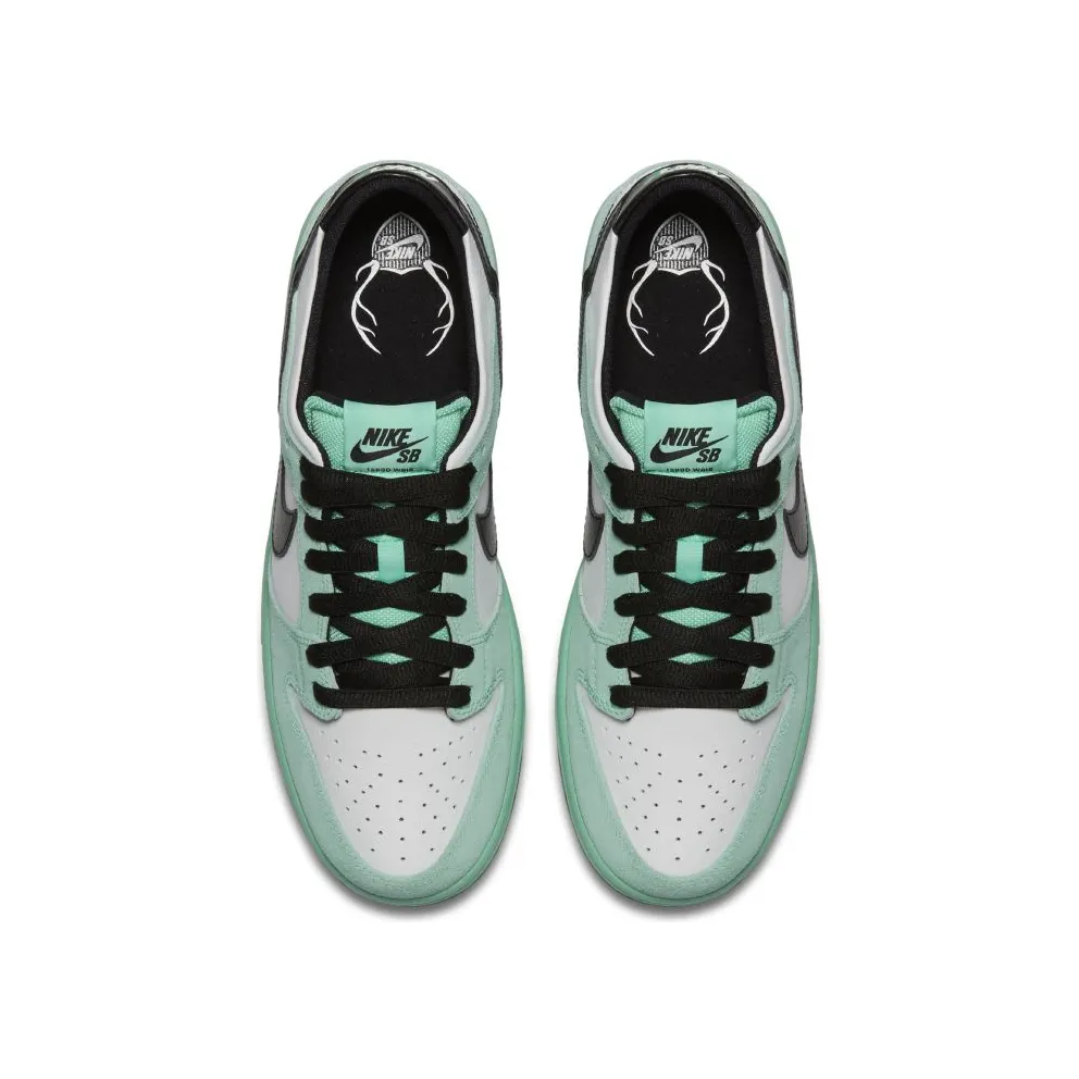 Nike Dunk SB Low Sea Crystal Green Glow-Summit White/Black (819674-301)