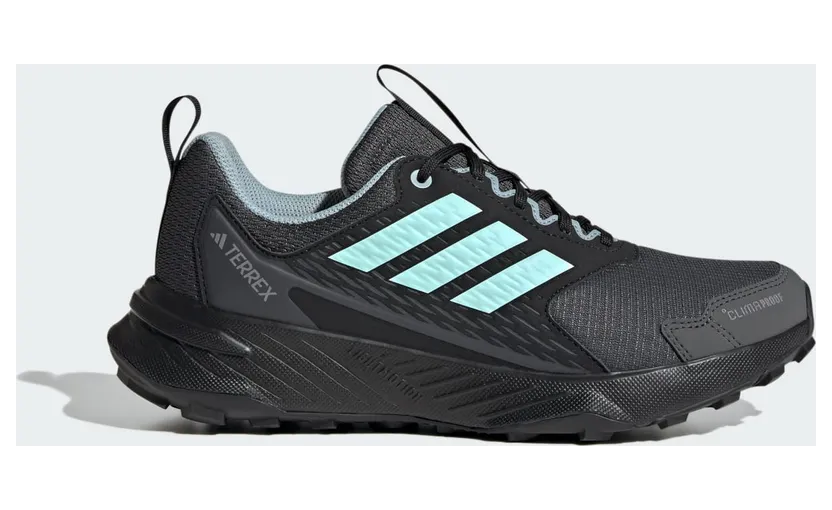 Adidas Terrex Tracefinder 2 CLIMAPROOF Trailrunning Carbon / Semi Flash Aqua / Grey Six (JI0278)