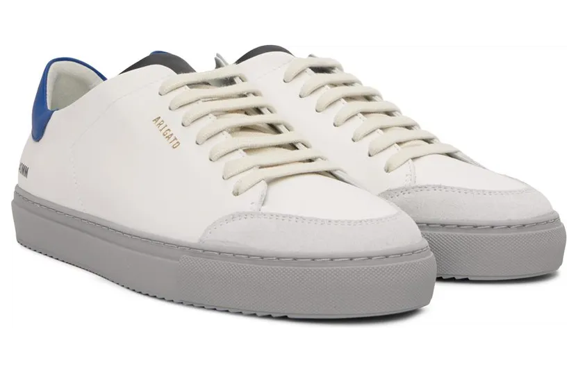 Axel Arigato SSENSE Exclusive White & Blue Clean 90 Triple Sneakers (27567) (4)