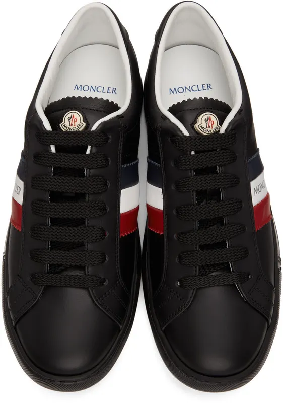 Moncler Black New Monaco Low Sneakers (H109A4M0030001A9A)