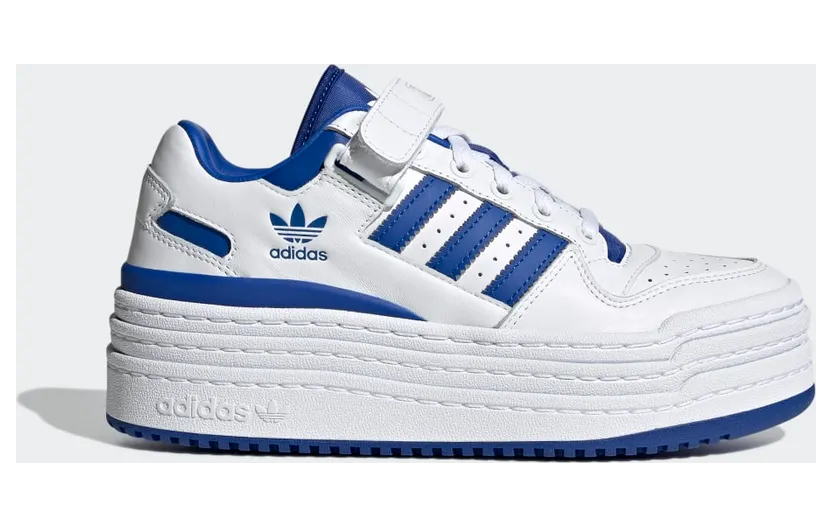 adidas Triple Platforum Lo Cloud White / Cloud White / Royal Blue (H05049)