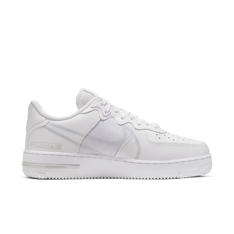 Nike Air Force 1 React White White/Pure Platinum (CT1020-101)