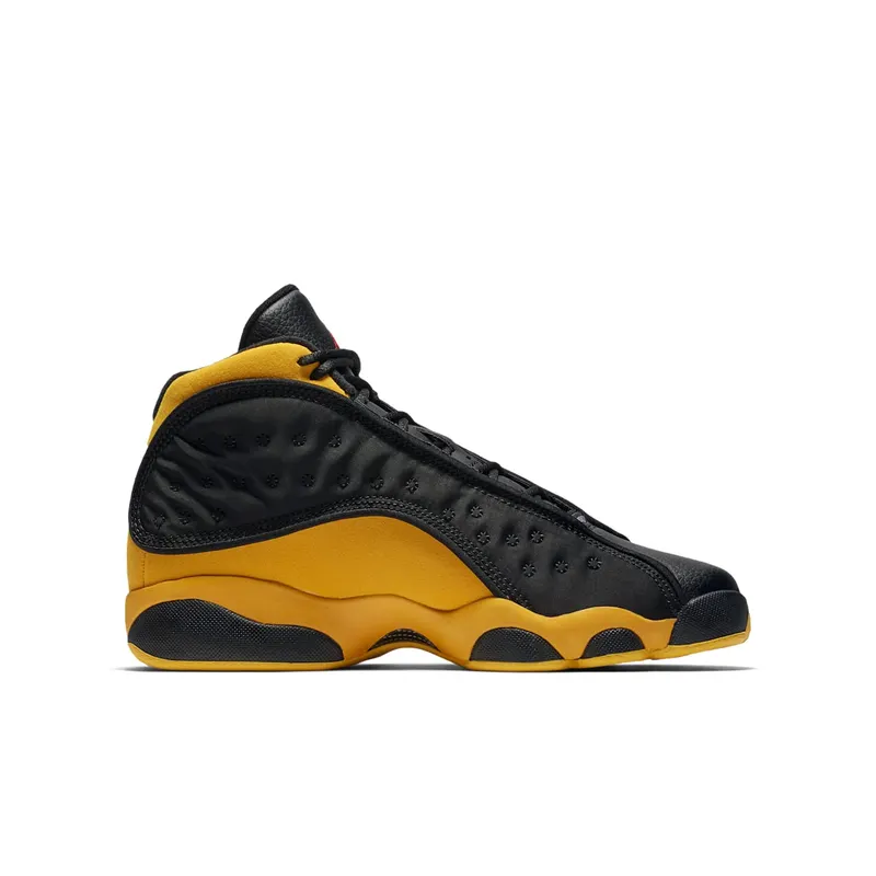 Jordan 13 Retro Carmelo Anthony Class Of 2002 (GS) Black/University Red-University Gold (884129-035)