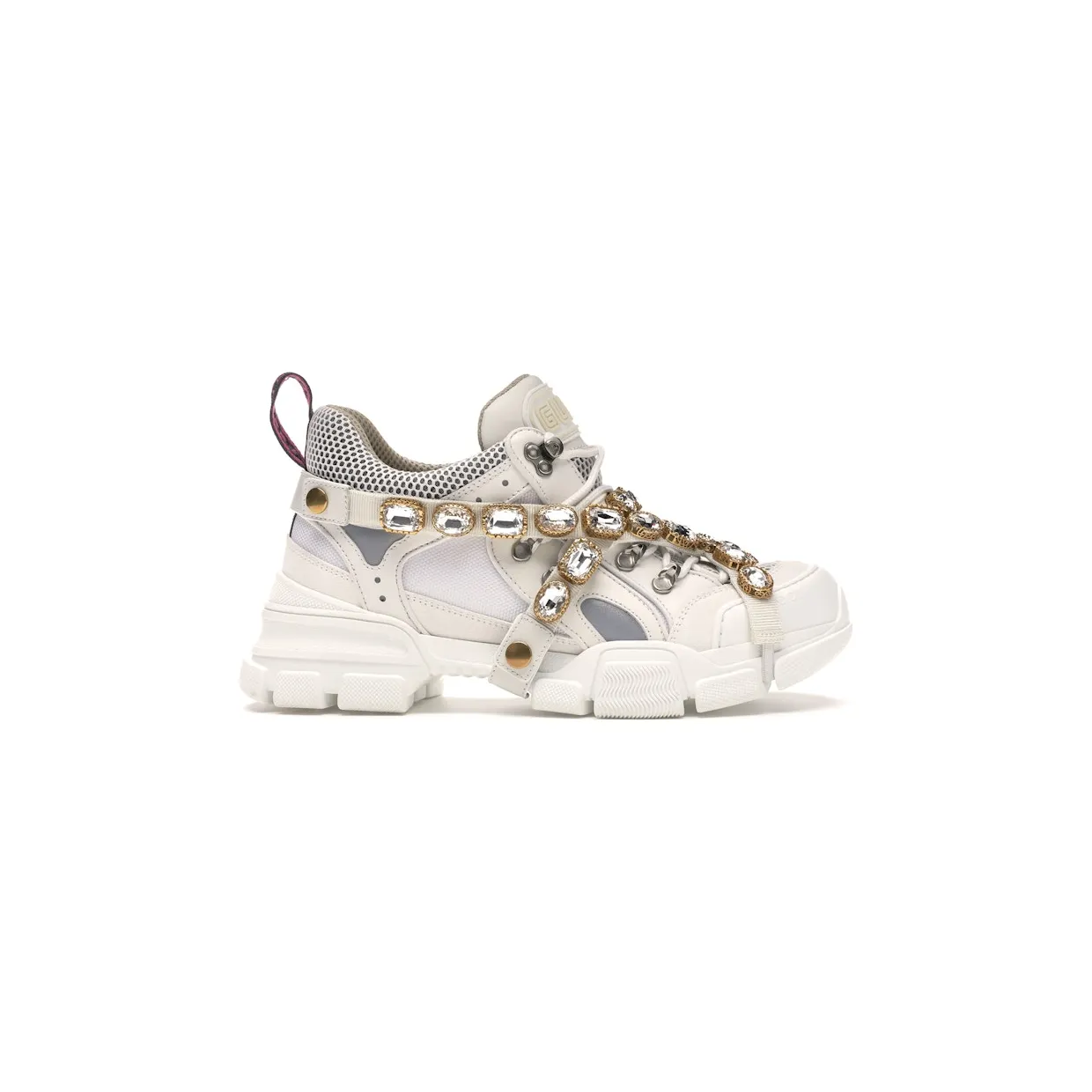 Gucci Flashtrek SEGA Ivory Removable Crystal (W) (541445 GGZ50 9081)