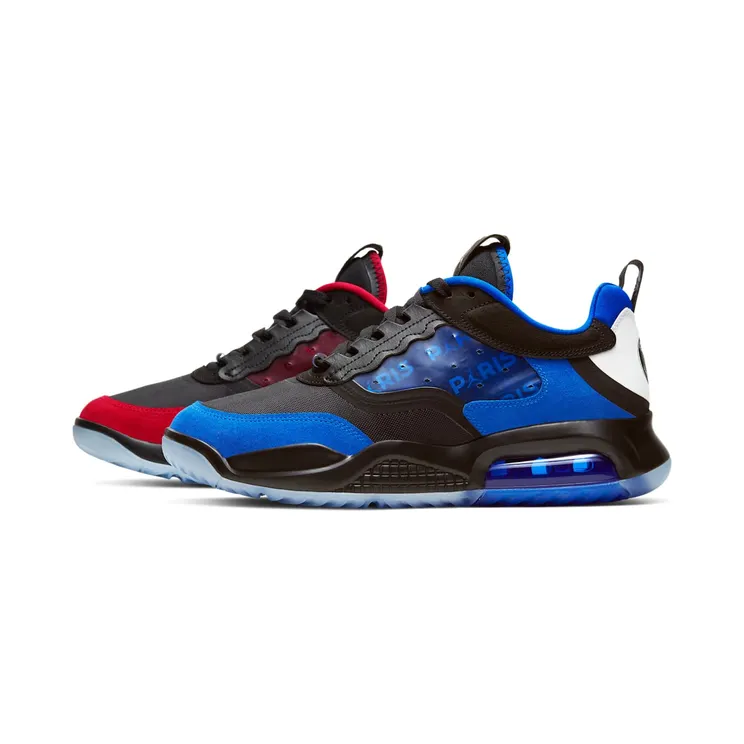 Jordan Max 200 QS Paris Saint-Germain “Black / University Red / Hyper Cobalt” (CV8452-001)