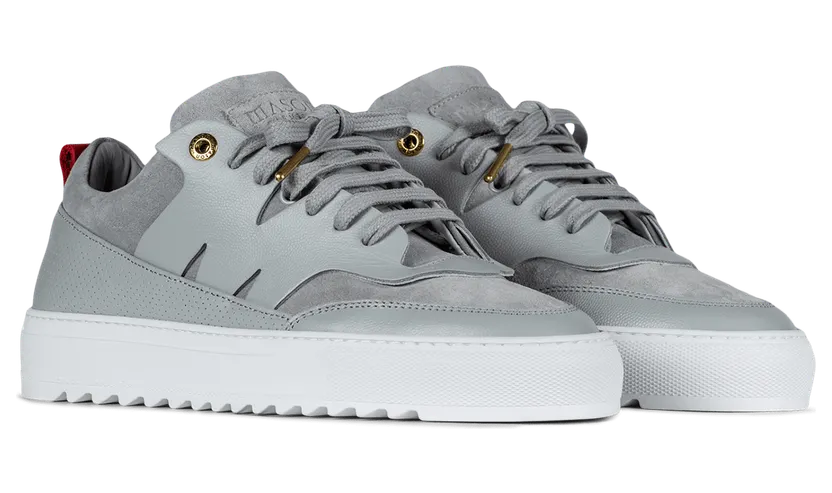 Mason Garments Torino M Suede / Leather Grey (FW20-27A)