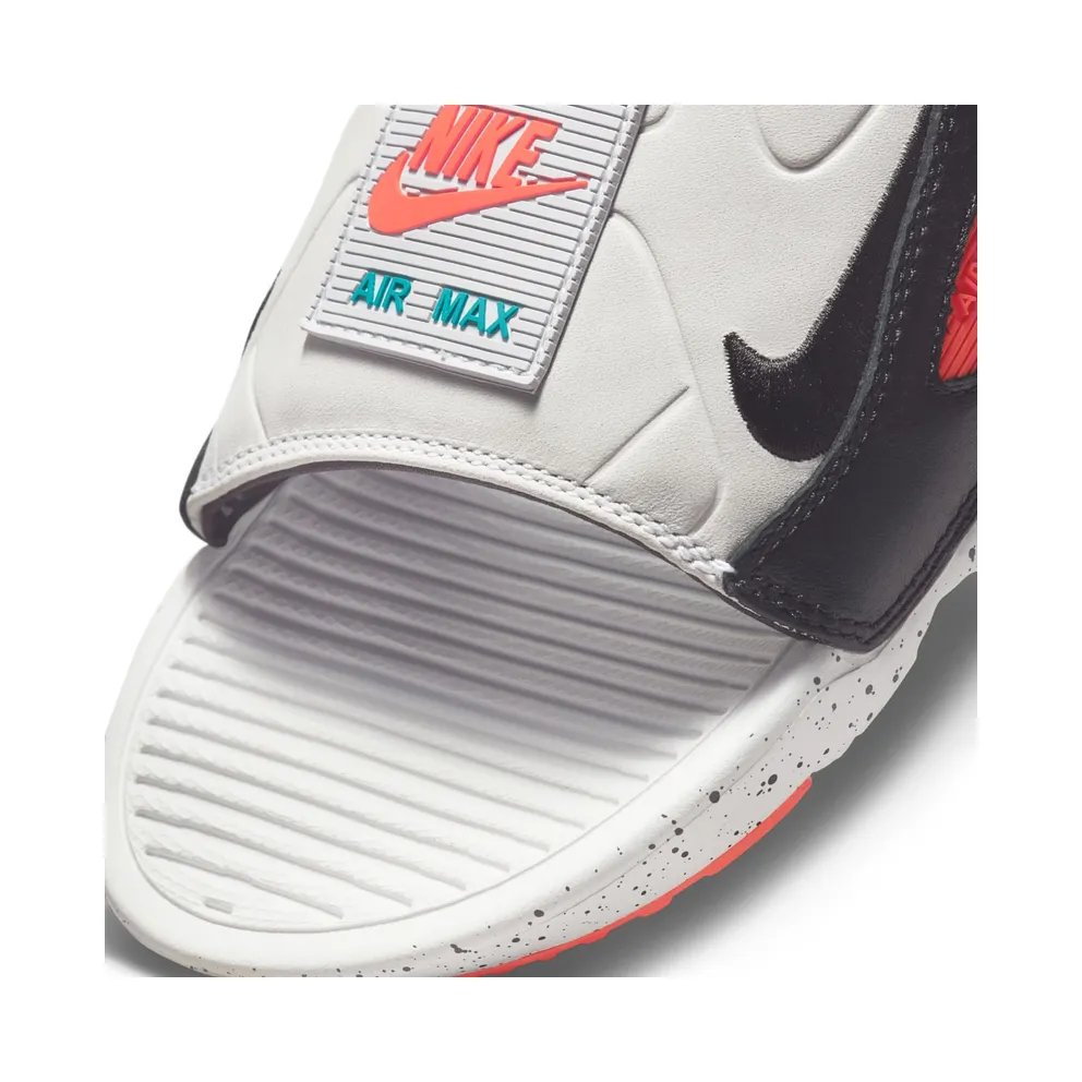 Nike Air Max 90 Slide White Turf Orange Speckled (BQ4635-102)