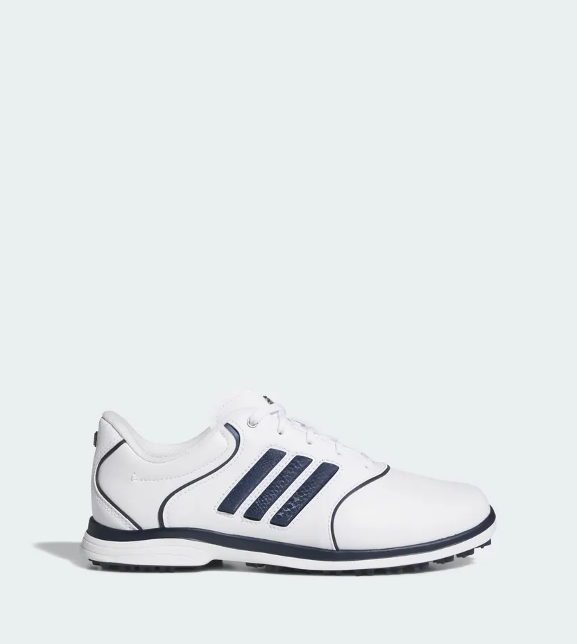 Adidas ALPHAFLEX ZOYSIA SPIKELESS GOLFSCHOENEN Cloud White / Collegiate Navy / Silver Metallic (KJ3477)
