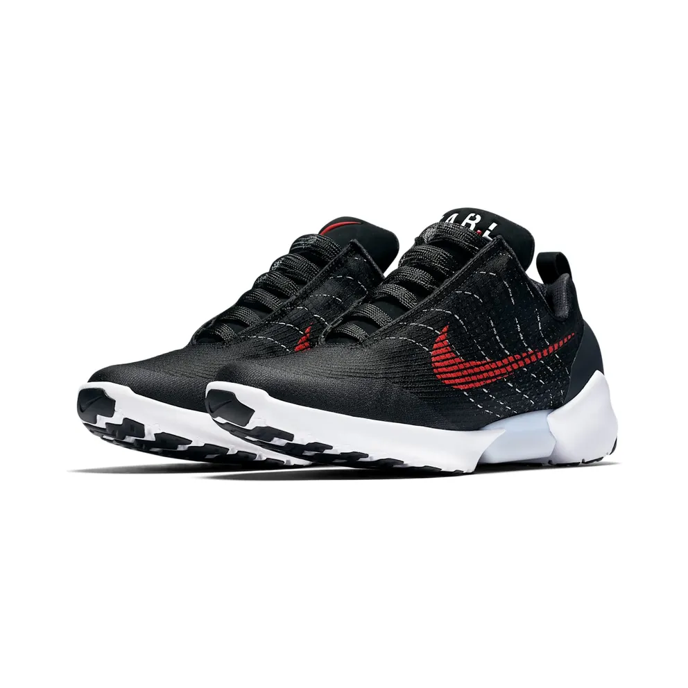 Nike HyperAdapt 1.0 “Black / White / Wolf Grey / University Red” (AH9388-001)