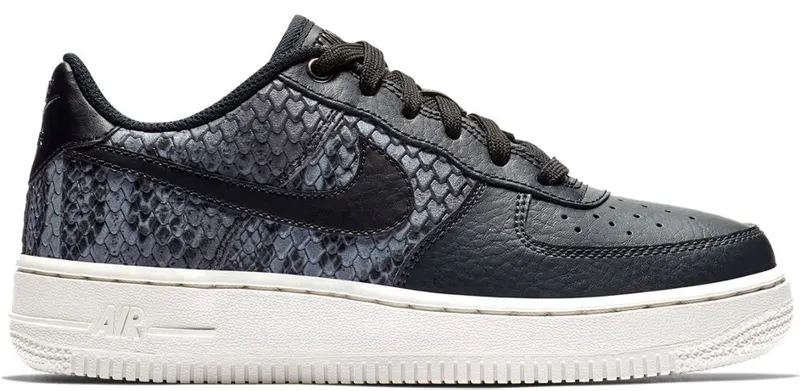 Nike Air Force 1 Low Snake Anthracite Black (GS) Anthracite/Black-White (820438-007)