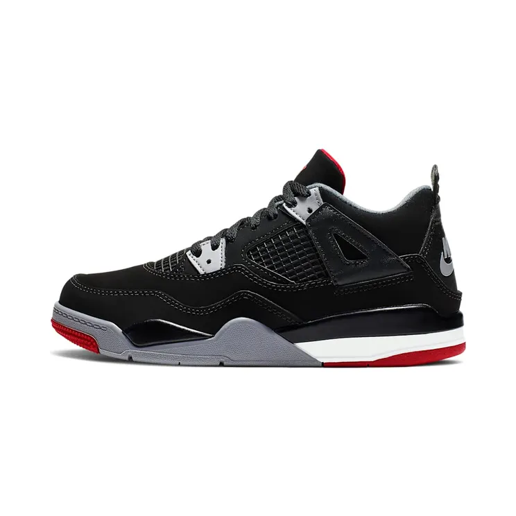 Air Jordan 4 Retro PS Bred “Black / Cement Grey / Summit White / Fire Red” (BQ7669-060)