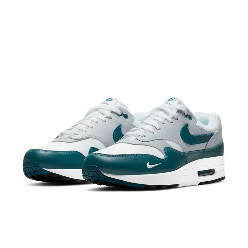 Nike Air Max 1 Dark Teal Green White/Dark Teal Green-Wolf Grey-Black (DH4059-101)