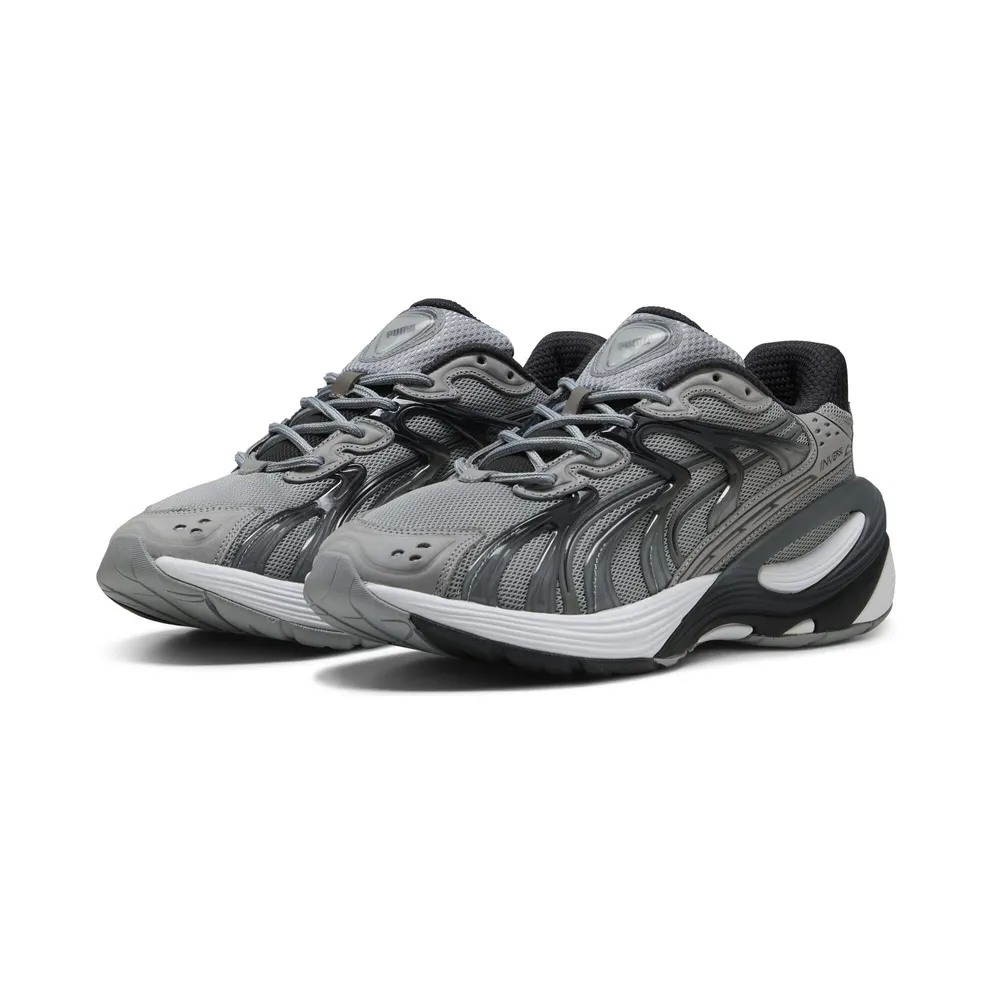 Puma Inverse Shades Of “Platinum Gray / Flat Dark Gray / Puma White” (402344_01)