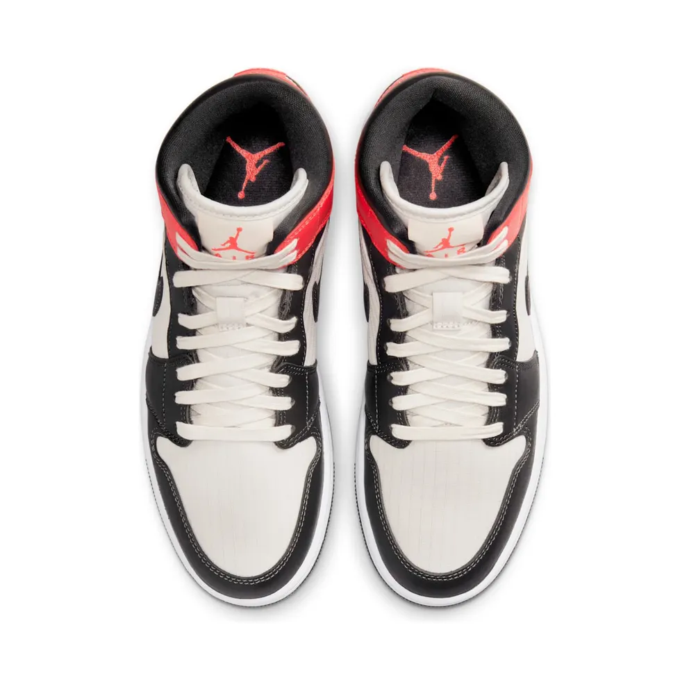 Air Jordan 1 Mid Light Orewood Brown – “Light Orewood Brown / Bright Crimson / White” (DQ6078-100)