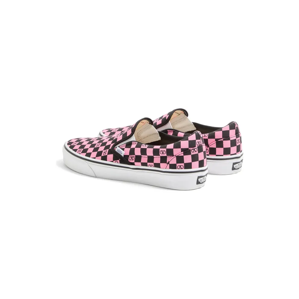 Vans X Valentino Vans Classic Slip-On “Pink/Black” (8Y2S0M96HPK DPM)