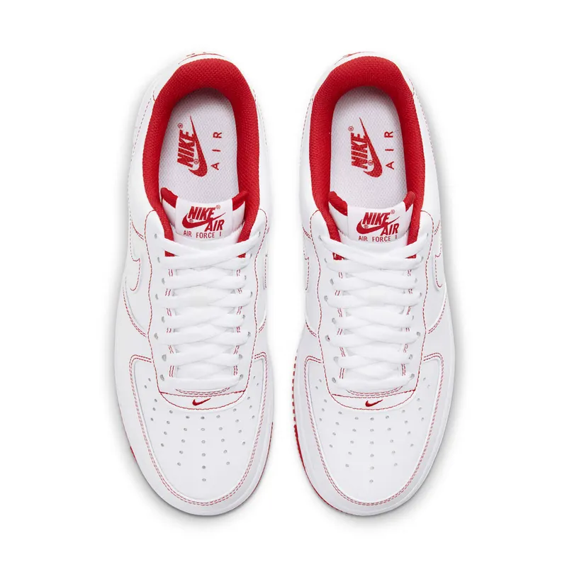 Nike Air Force 1 Low ’07 White University Red (CV1724-100)