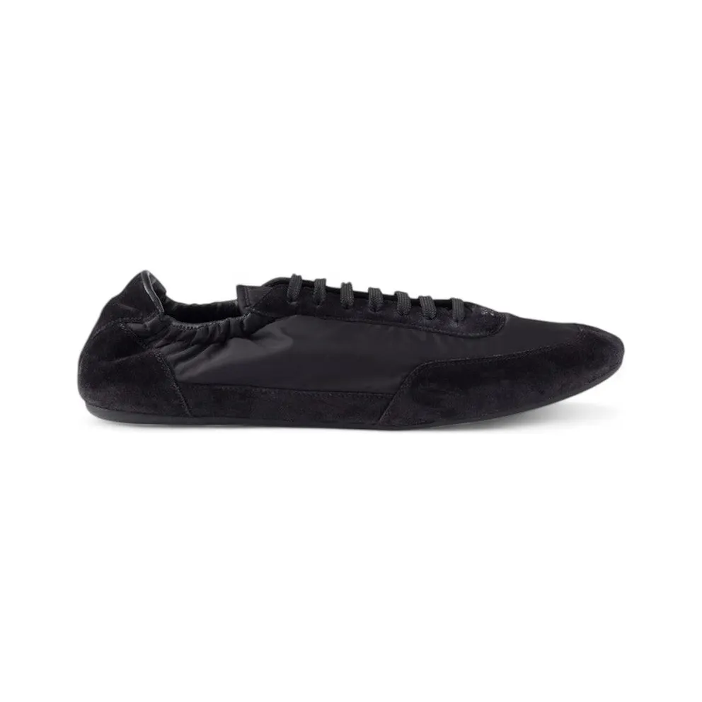 Prada Collapse Re-Nylon Sneakers Black Suede (1E959N_D7C_F0002_F_005)
