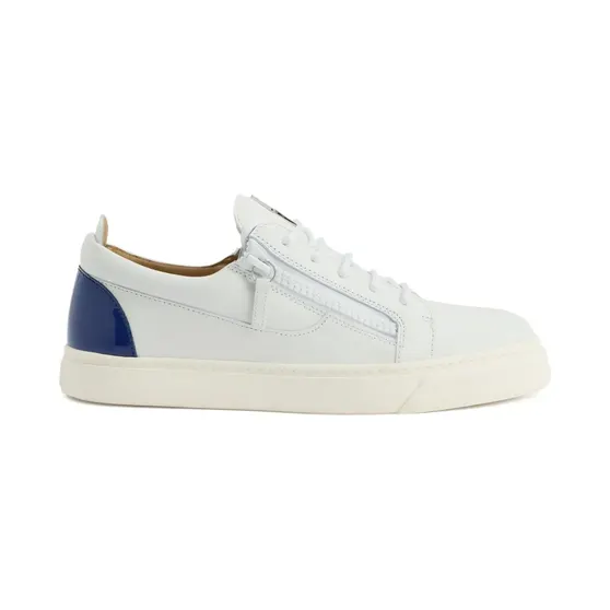 Giuseppe Zanotti Frankie leren met ritsdetail “White” (RU50035H06)