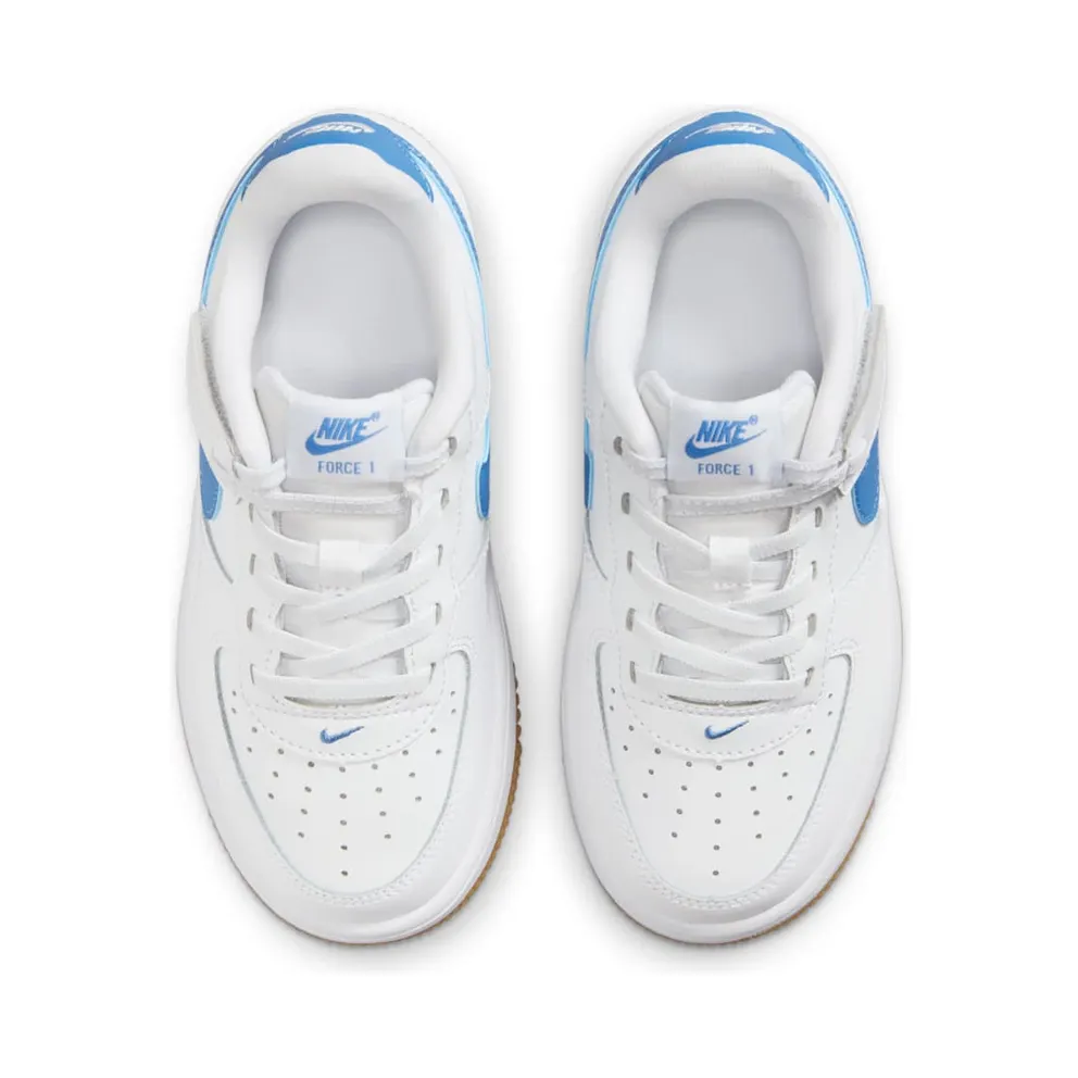 Nike Air Force 1 Low EasyOn White Gum Light Brown Blue Beyond (FN0237-115)