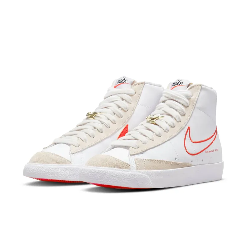 Nike Blazer Mid 77 First Use – “White / Orange / Summit White” (DH6757-100)