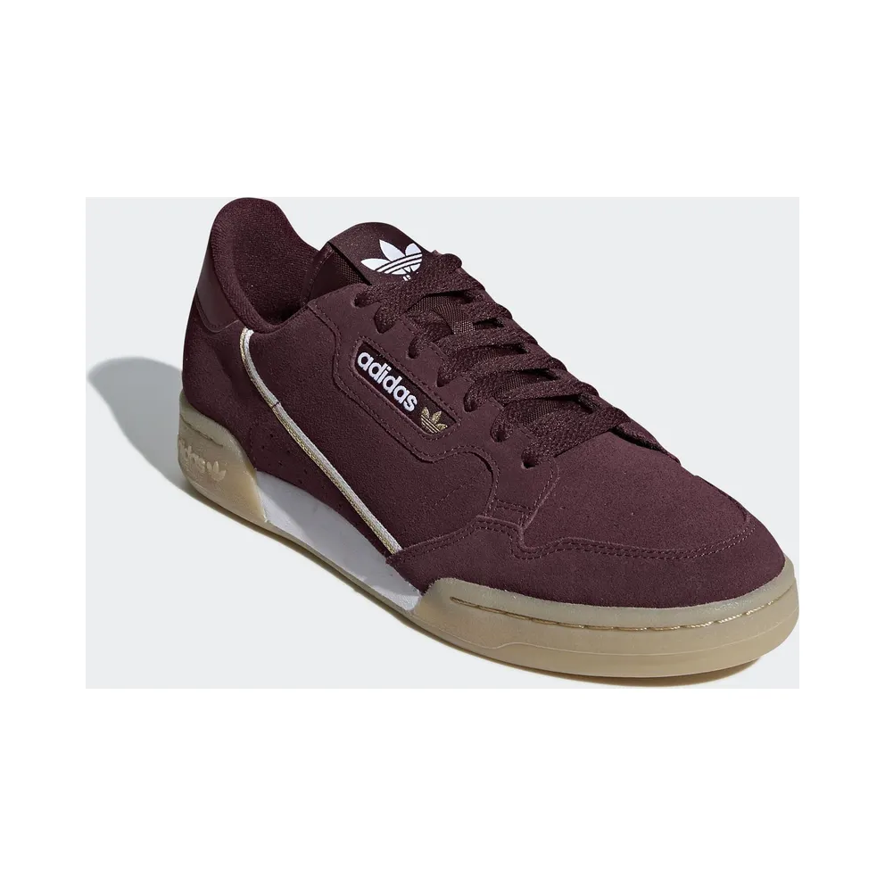 adidas Continental 80 Maroon Cloud White Maroon/Cloud White/Gold Metallic (BD7651)