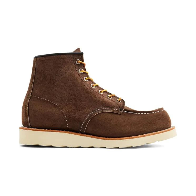 Red Wing Shoes Classic Moc 6-Inch Boot Heritage #8836 Chocolate Muleskinner Leather (08836-CHOCOLATE)