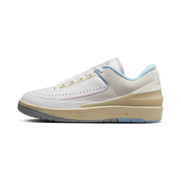 Air Jordan 2 Retro Low “Summit White / Ice Blue / Iced Lilac / Varsity Red” (DX4401-146)