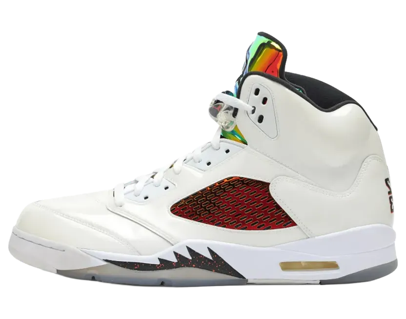 Jordan 5 Retro PROMO “NFL Football Helmet Visor White PE” (DD9405)