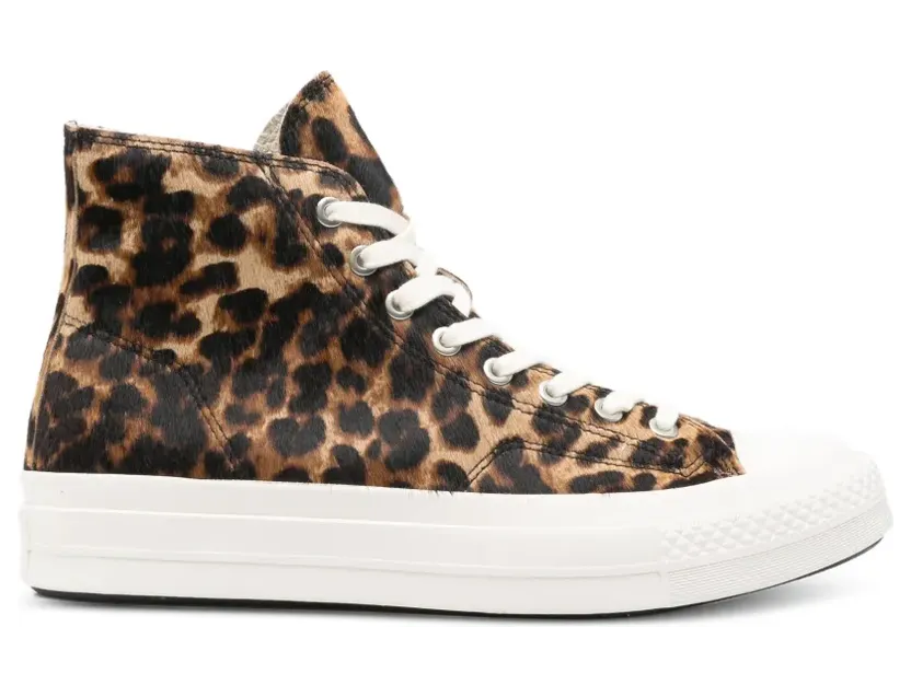 Converse Chuck Taylor All Star First String High Pony Hair Leopard Print (A16751C)