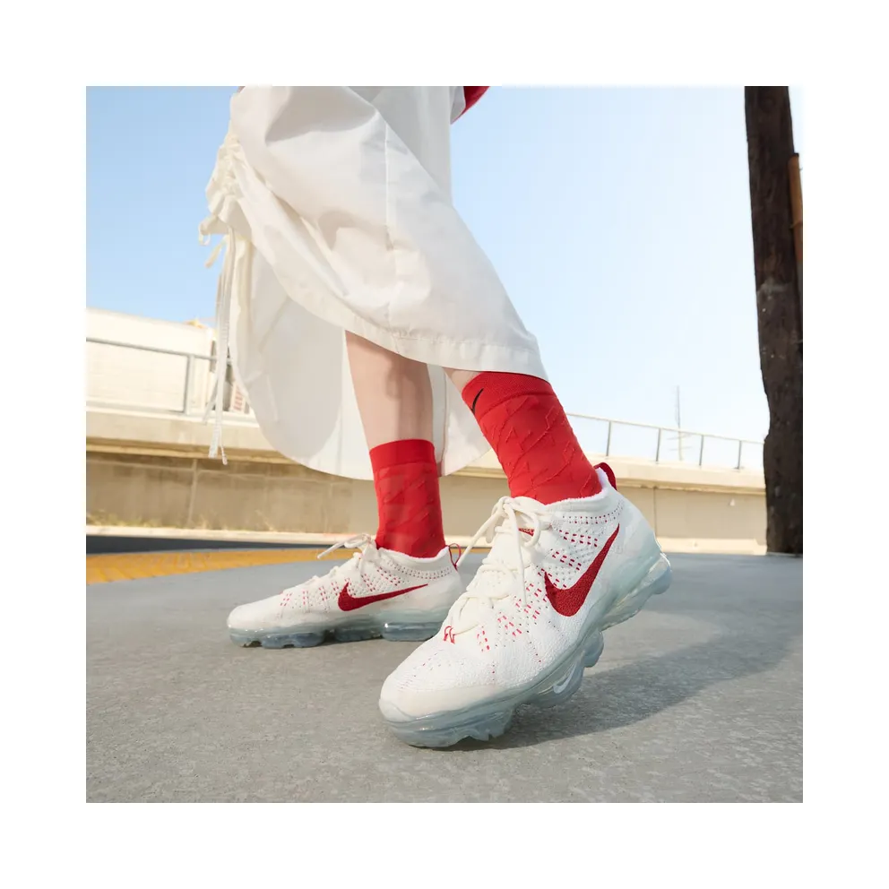 Nike Air VaporMax 2023 Flyknit Sail Track Red (DV6840-102)