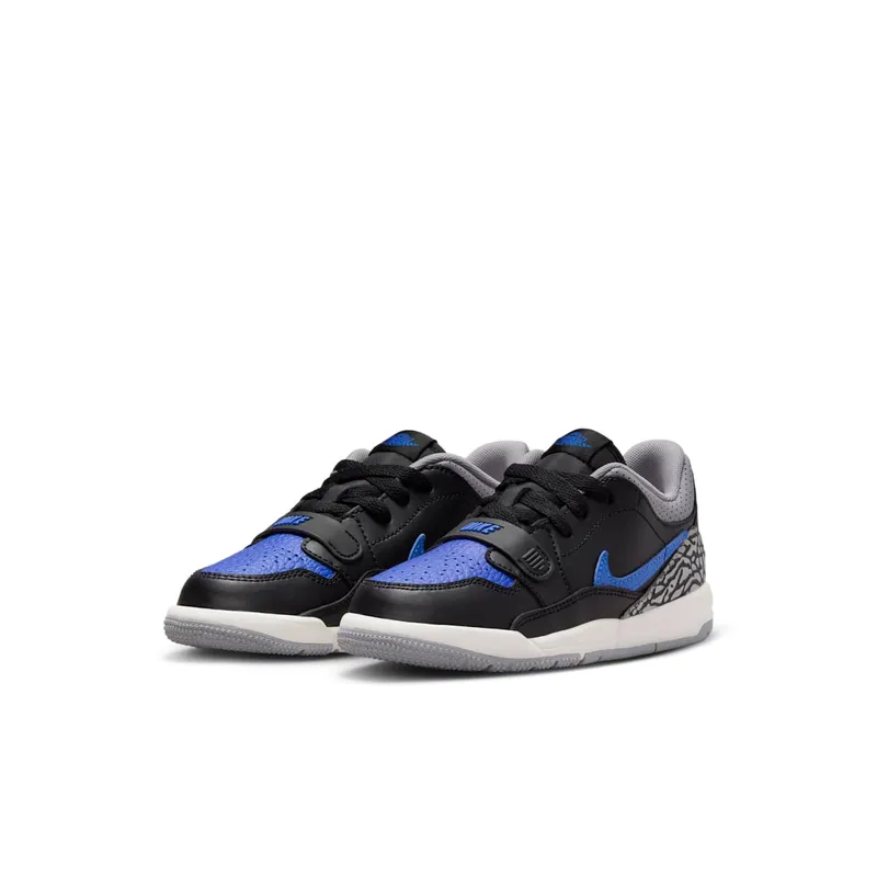 Jordan Legacy 312 Low Black White Cement Grey Game Royal (CD9055-041)