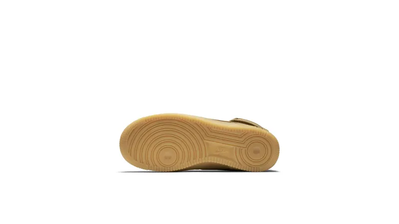 Nike Air Force 1 High Wheat 2015 (GS) Flax/Flax-Outdoor Green (807617-200)
