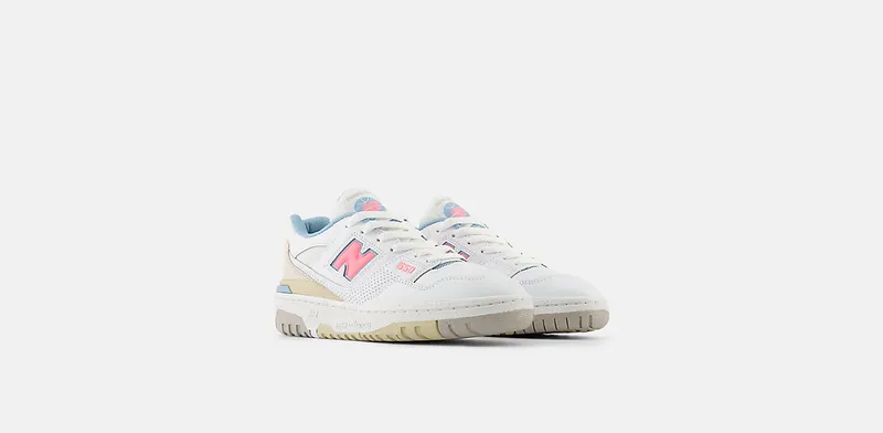 New Balance 550 White Ultra Pink (GSB550EP)