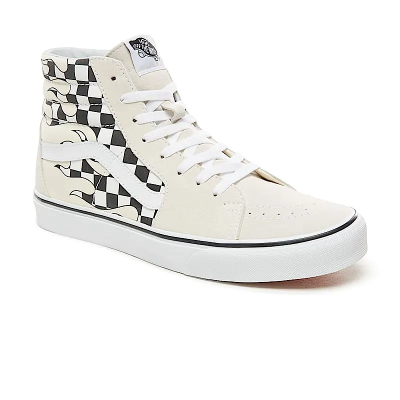 Vans Sk8-Hi Checkerboard Flame White Classic White/True White (VN0A38GERX7)