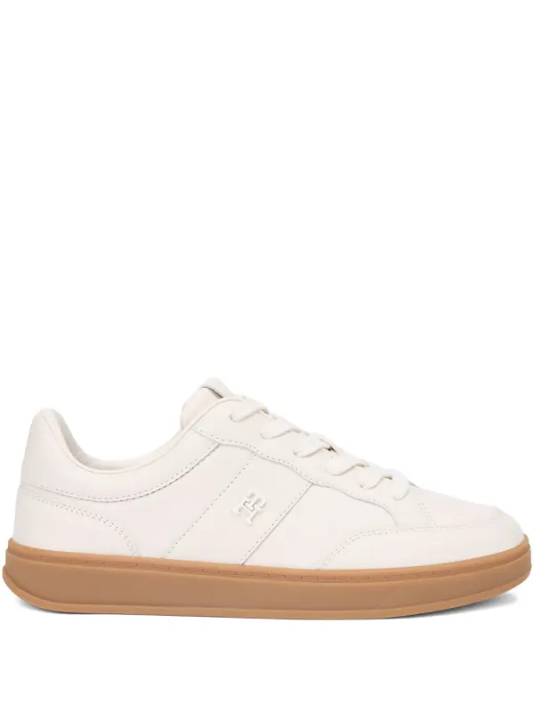 Tommy Hilfiger Low-up sneakers with logodetail – Beige (FW0FW09028AEO)