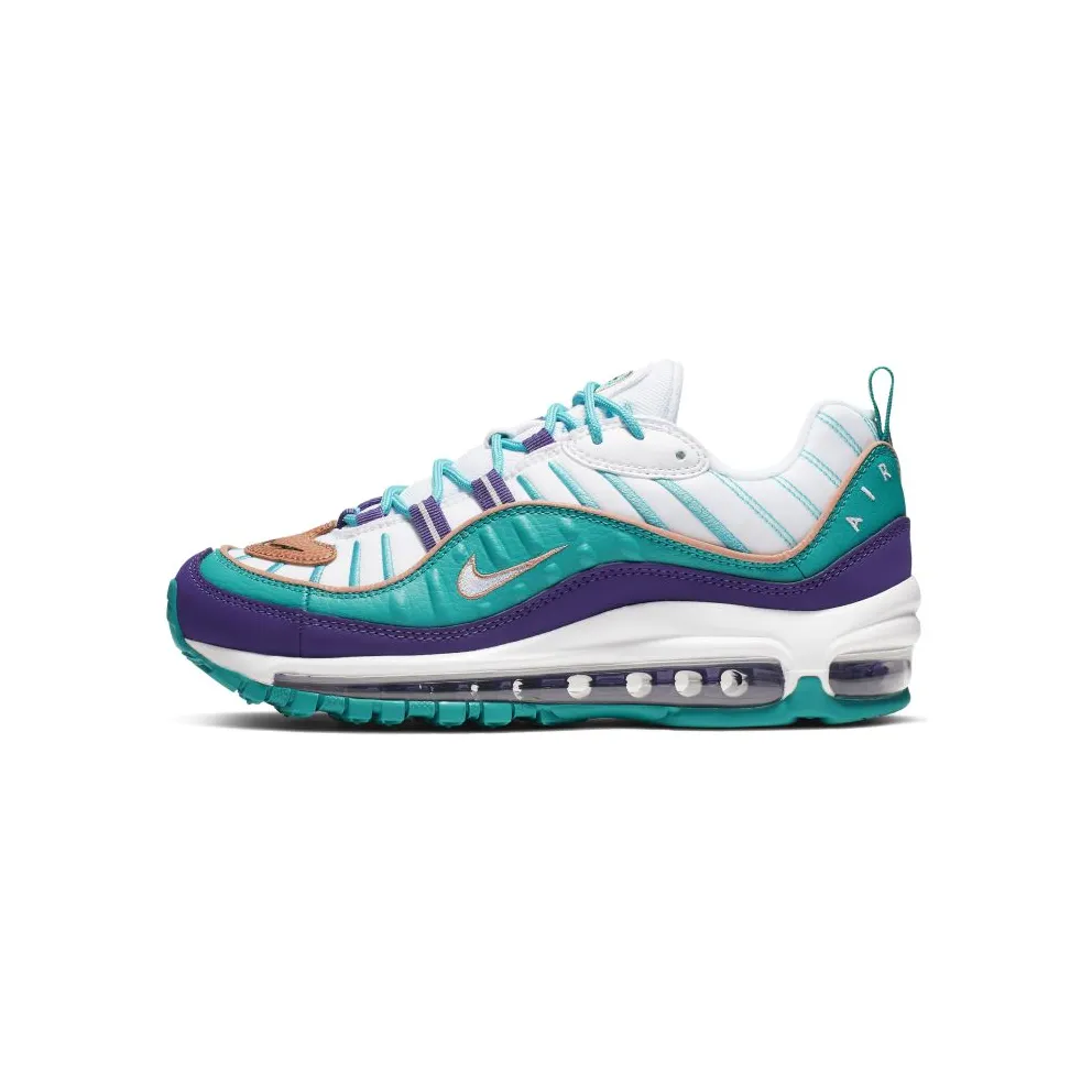 Nike Air Max 98 Hornets (W) Court Purple/Spirit Teal-Light Blue Fury (AH6799-500)