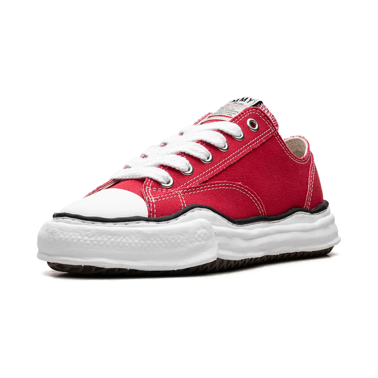 Maison Mihara Yasuhiro Peterson OG Sole Canvas Low “Red” (A01FW702-RED) (3)