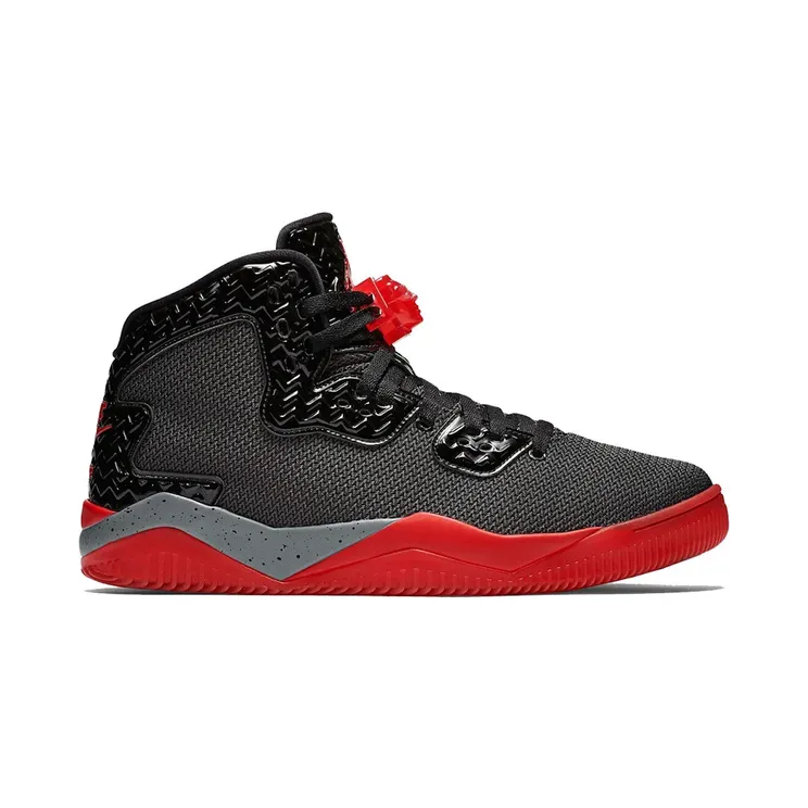 Jordan Air Spike Forty PE ‘Black Fire Red’ Black/Fire Red-Cement Grey (807541-002)