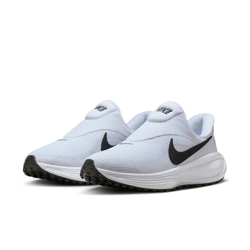 Nike Revolution 8 EasyOn White Wolf Grey Black (HQ2415-100)