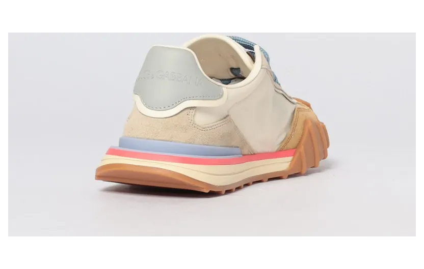 Dolce & Gabbana DG Athletic Sneakers in Suede and Nylon with Rhinestones Multicolor (CK2384A6B138L794) (2)