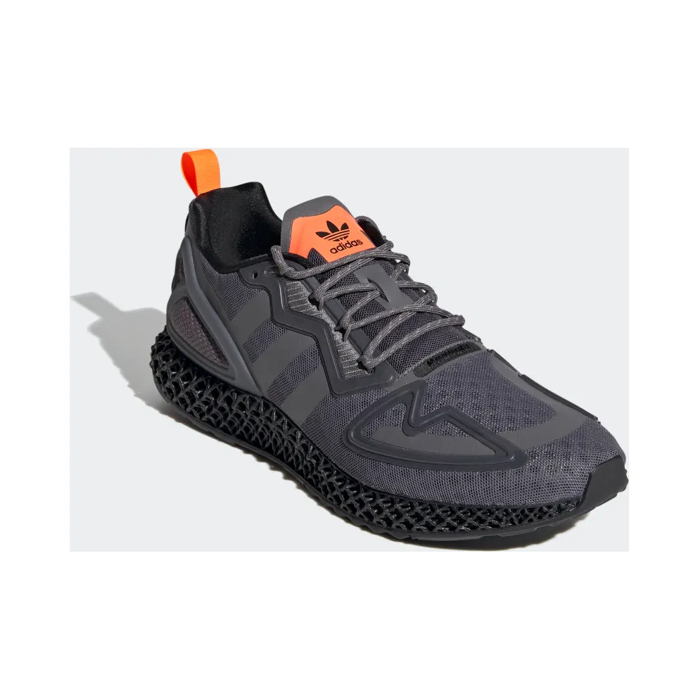 Adidas ZX 2K 4D Grey Four / Core Black / Solar Orange (FY9089)
