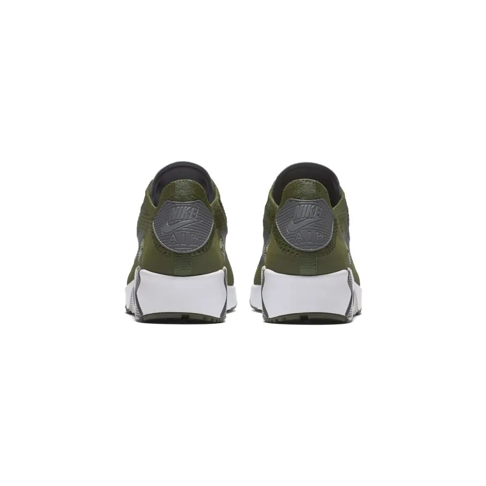 Nike Air Max 90 Ultra Flyknit 2.0 Green Rough Green/Dark Grey-White-Black (875943-300)